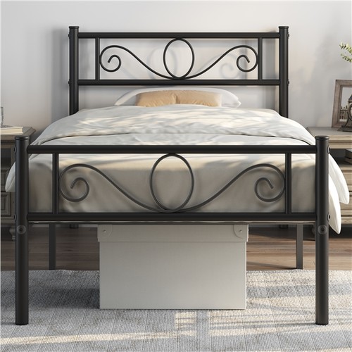 3ft single metal bed - metal,