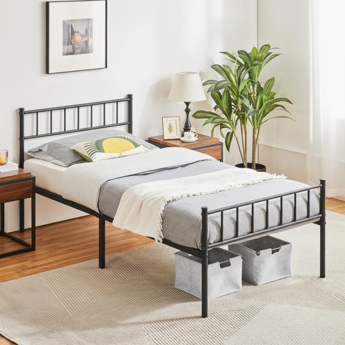 Metal bed frame 3ft - bed, single