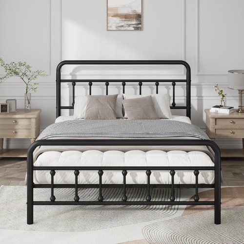 5ft metal bed frame with - frame,