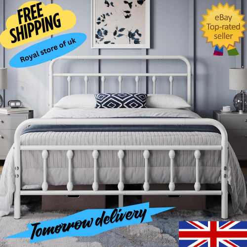 4ft6 double bed frame vintage - double,