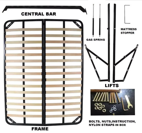 Ottoman gas lift storage - gas, kits