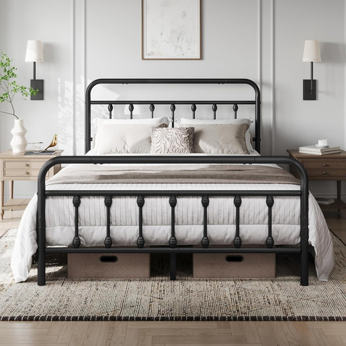 4ft6 double bed - double, vintage