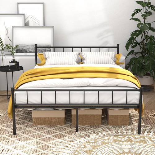 5ft metal bed - metal, with